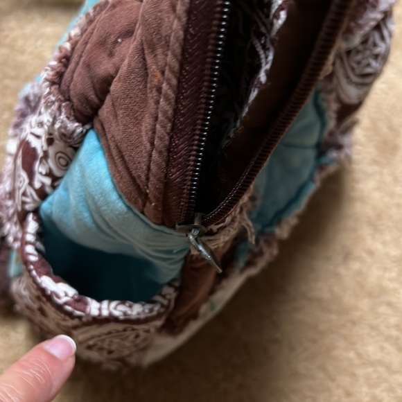 Backpack.  Patchwork type.  Small. - Picture 5 of 7